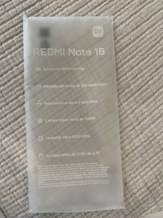 Xiaomi Redmi Note 15 256GB Negro
