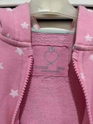 Chaqueta Rosa Estampado de Estrellas 12 13 años