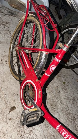 Bicicleta Antigua BH Roja