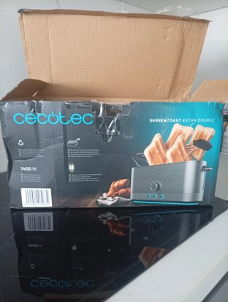 Tostadora shine toast extra doble cecotec