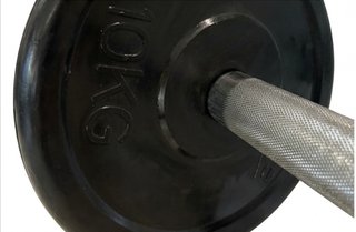 Barra de pesas para musculación