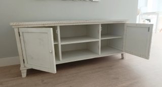 Mueble Rústico Vintage Blanco