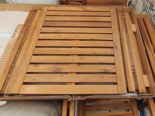 Mesa de madera para jardín/terraza