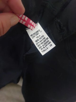 Pantalón Stop Jeans Negro Talla 8