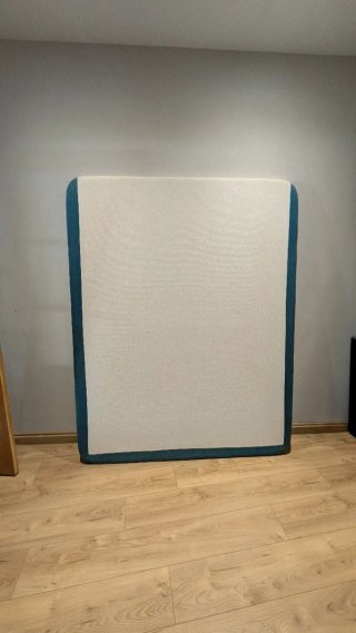 Base tapizada 150cm azul verdoso