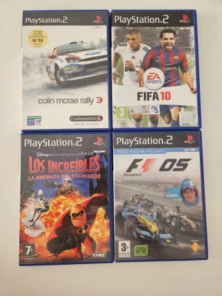 Lote 4 Juegos PS2