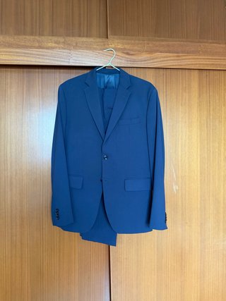 Traje Mango Azul Marino