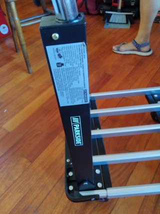 Carro de transporte plataforma plegable