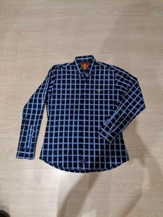 Camisa de Hombre Estampado Cuadros