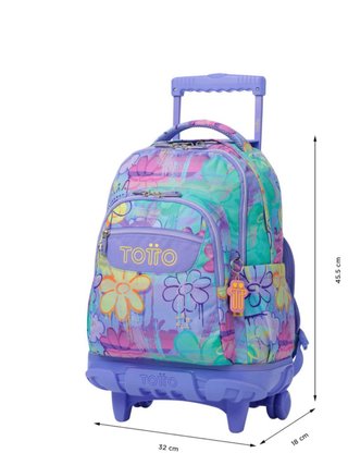 Mochila con Ruedas Totto Renglones