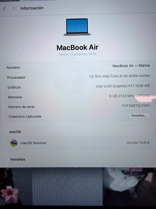 MacBook Air 2019 Space Grey 8GB RAM 512 GB