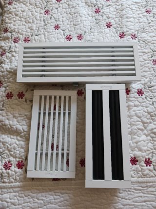 Rejillas de ventilación blancas