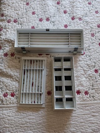 Rejillas de ventilación blancas
