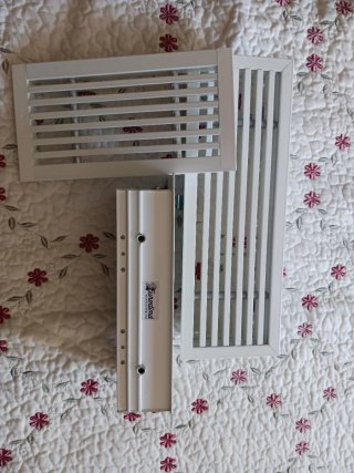 Rejillas de ventilación blancas
