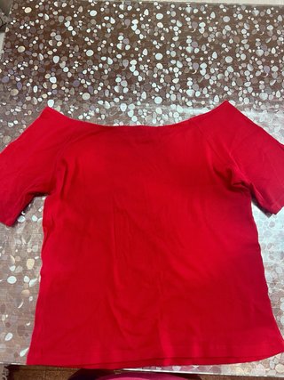 Camiseta Kanalé Roja Violeta by Mango