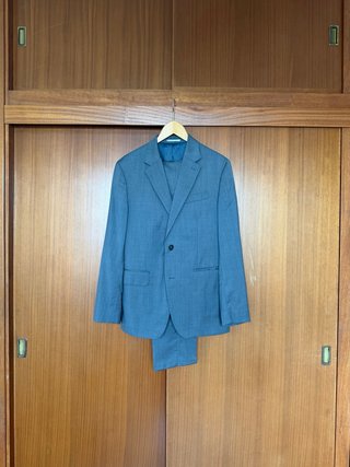 Traje Mango Gris