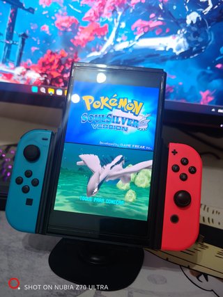 Suporte Vertical TATE + Grip 3D para Switch