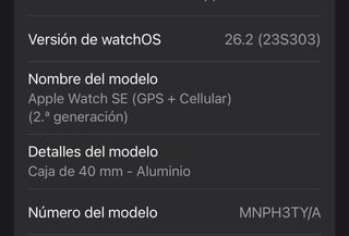 Apple Watch SE 2ª Gen Multicolor/Plata