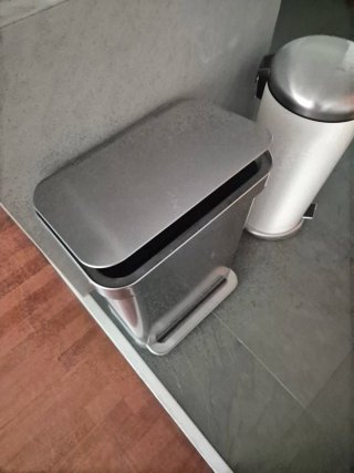 Cubo de Basura Simplehuman 55L Acero