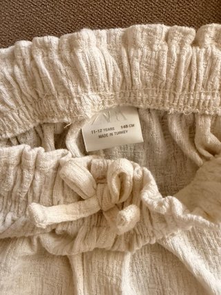 Pantalón Blanco Texturizado