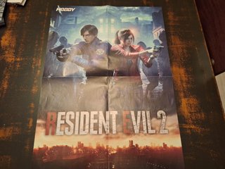 Lote de Posters Videojuegos Ni No Kuni, RE 2, KH