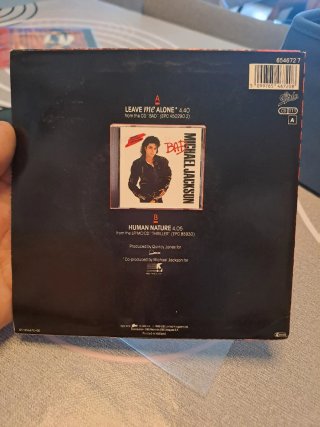 Single Michael Jackson Leave Me Alone 1989,(Nuevo)