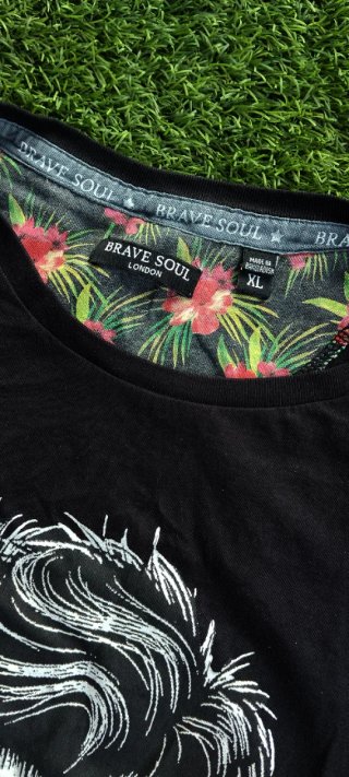 Camiseta XL Brave Soul Negra