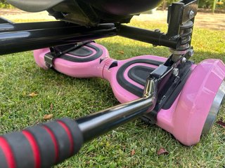 Hoverboard Injoo con Silla Go-Kart Rosa