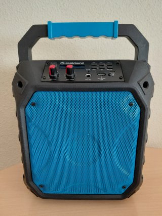 Altavoz Karaoke Coolsound Negro/Azul