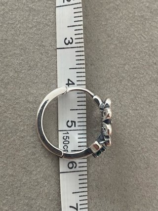 Pendientes Plata 925 Flor Rosa y Circonitas