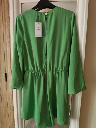 Mono corto verde agua Stradivarius Talla S