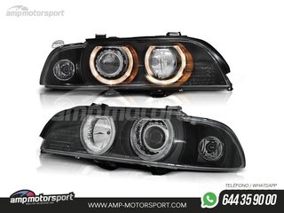 FAROS DELANTEROS OJOS DE ANGEL XENON PARA BMW SERIE 5 E39 / BERLINA / TOURING