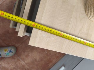 Cajonera de madera 3 cajones 55 cm dr alto