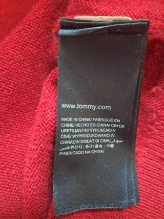 Jersey Tommy Hilfiger Rojo XXL