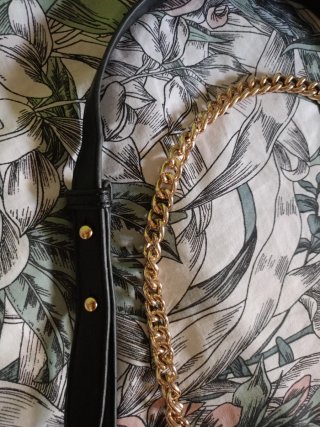 Bolso Bandolera Negro Acolchado