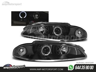 FAROS DELANTEROS OJOS DE ANGEL PARA MITSUBISHI ECLIPSE D30