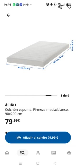 Cama Infantil Kura IKEA con Colchón