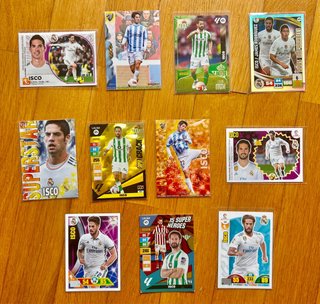 Lote de 11 Cromos de Isco Alarcón