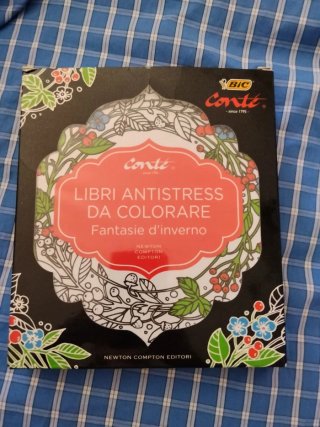 Libro da colorare Antistress Fantasie d'inverno