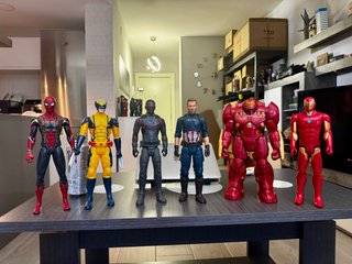 Pack figuras Marvel: Spiderman, Wolverine...