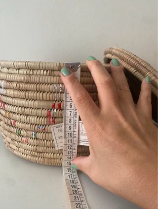 Cesta de mimbre con tapa
