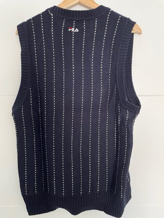 Chaleco Fila Negro Talla L