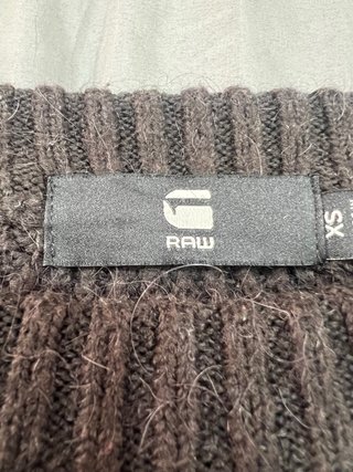 Jersey G-Star RAW punto grueso cremallera
