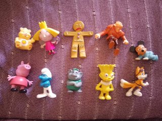 Lote 10 Figuras PVC Coleccionables