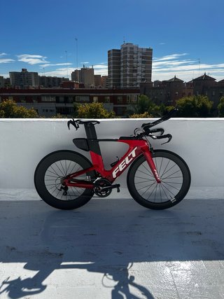 Bicicleta de Triatlón Felt IA16 Roja talla 54 o M