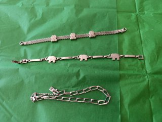 Set de 3 Pulseras de Plata