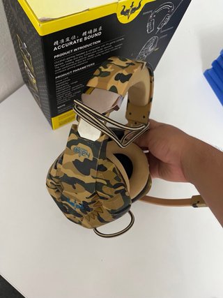 Auriculares Gaming Ovleng Camuflaje