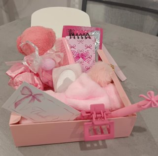 Cajitas rosas echas con amor