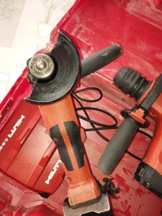 Conjunto Hilti Martillo TE 6-22 y Radial AG 6D-22