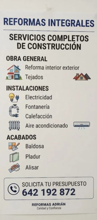 Hago todo tipo de reformas